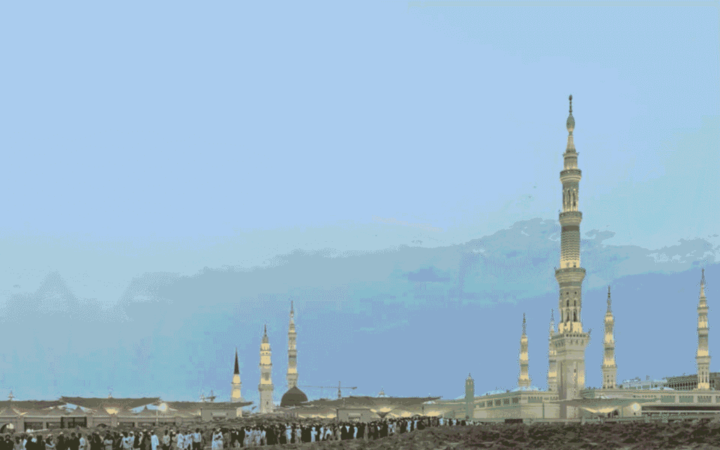 View Of Masjid Nabawi from Jannat Ul Baqii