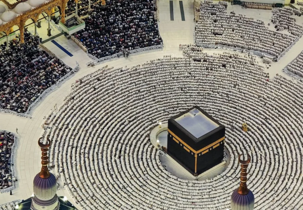 Top view of Kaaba